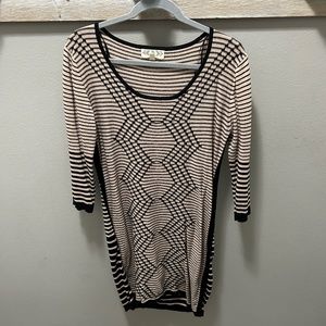 Pink Rose sweater dress